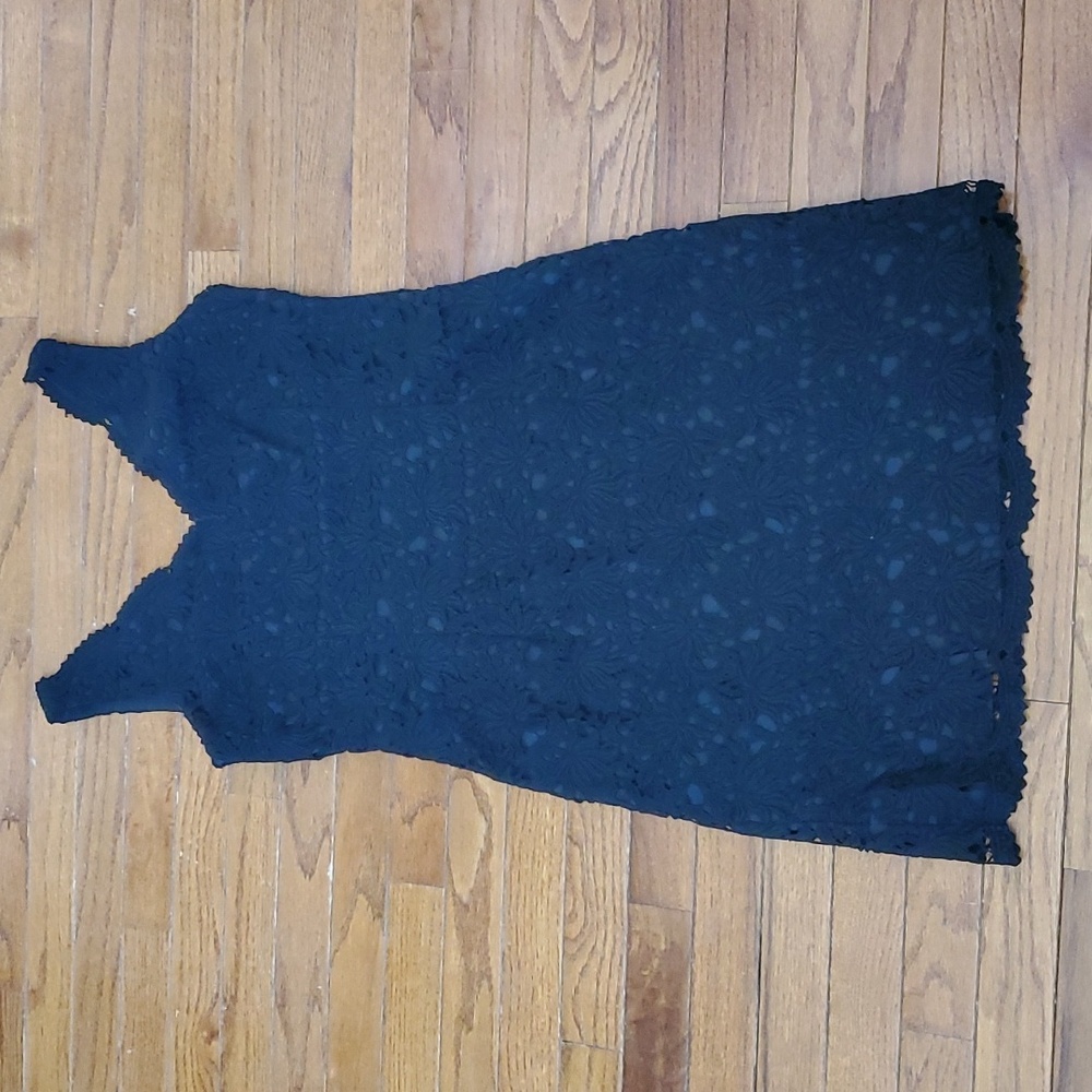 Ann Taylor Black Lace Dress